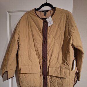 Forever21 Lightweight Khaki Brown Outerwear Jacket (Brand New)